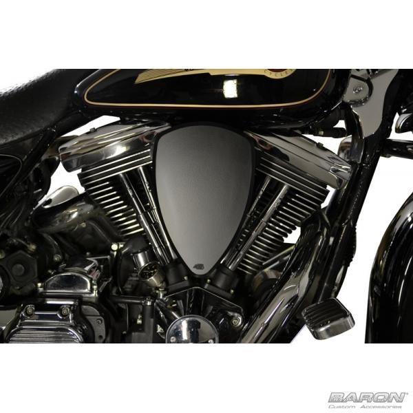 Baron big air cleaner kit smooth black etc harley flhrc road king classic 08-12