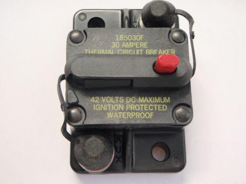 Blue sea 185 series thermal circuit breaker 30 amp esm-30 surface mount boat 30a