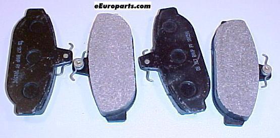 New axxis deluxe volvo disc brake pad set - front 4504920d