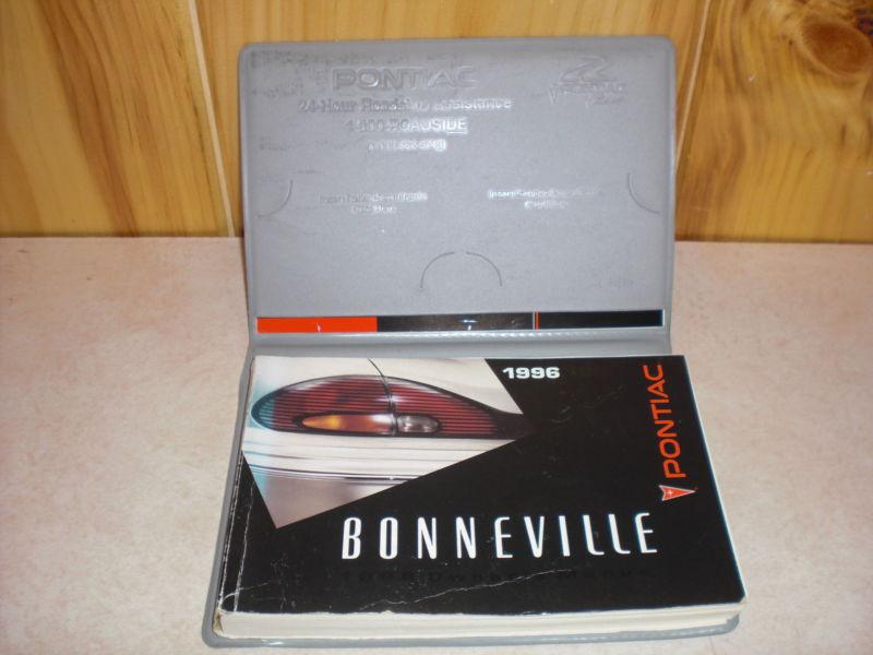 1996 pontiac bonneville owner's manual