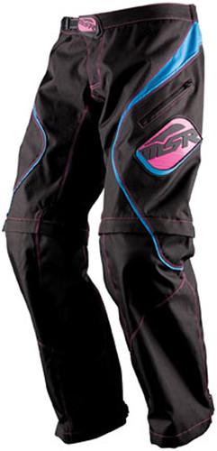 New msr gem womens motocross pants, pink/cyan blue, size-8