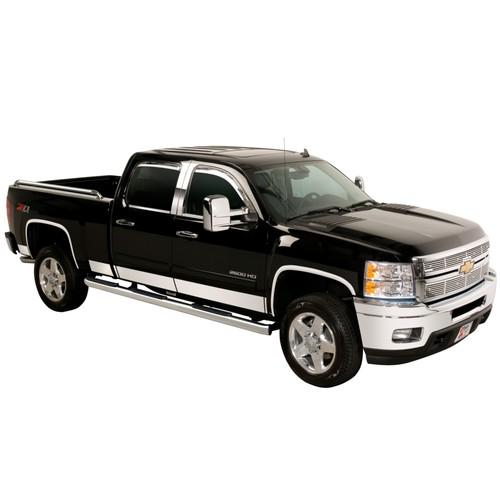 9751408 putco 7" stainless rocker panels ford f150 super crew 6.5' bed 2004-2008