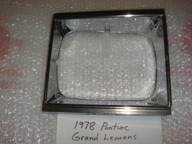 1978 pontiac grand lemans headlight bezel rh right 78 79 80