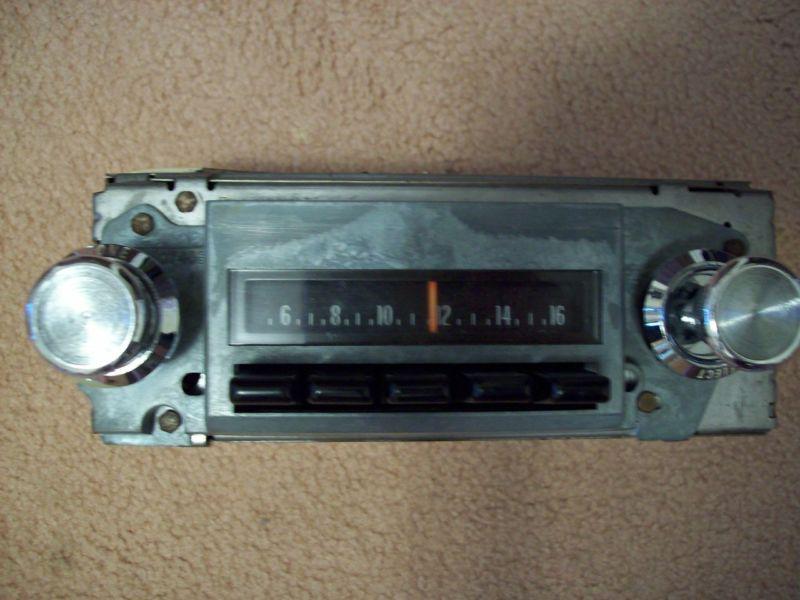 1969 gto am radio-works good-#92apb1-including all 4 knobs