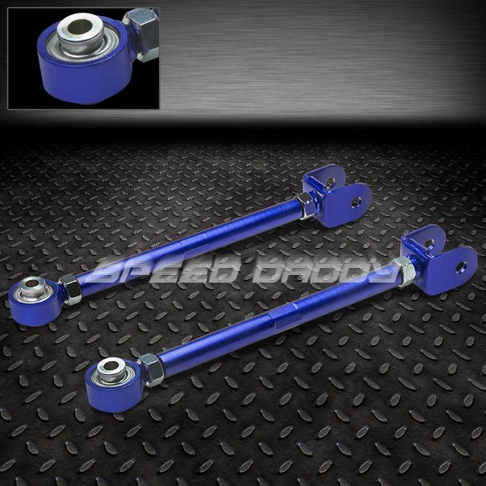 Adjustable rear lower toe control arm kit 89-98 nissan 240sx s13 s14 silvia blue
