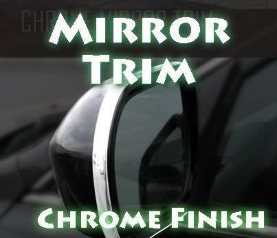 Side mirror chrome molding trim all models honda