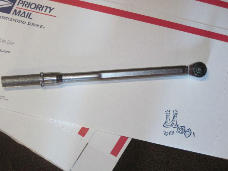 Proto adjustable torque wrench tci-150frd in good condition up to 150 lb/ft