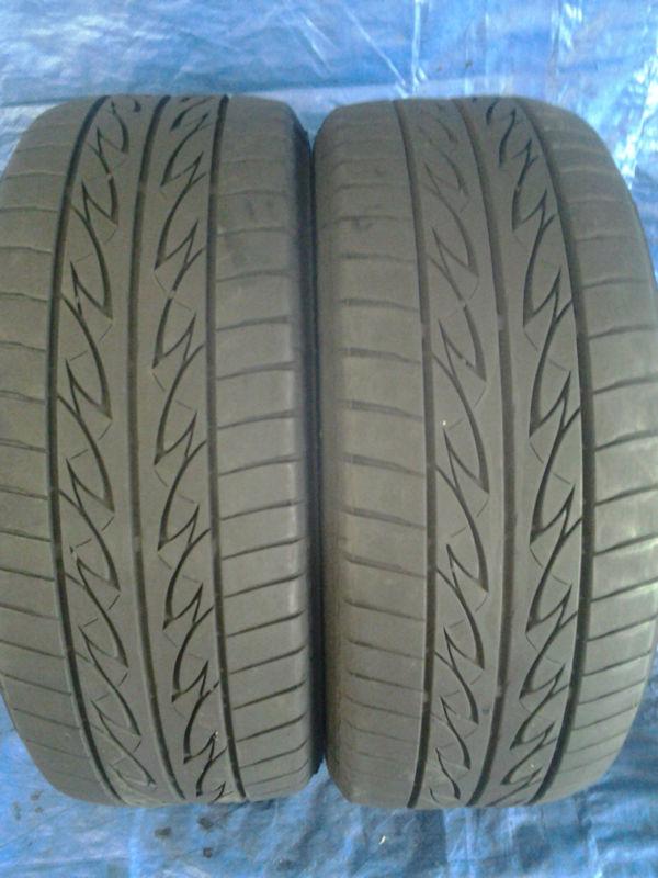 Pair of firestone firehawk wideoval 225/50r17 225 50 17 225/50/17 td5-6/32d#b238