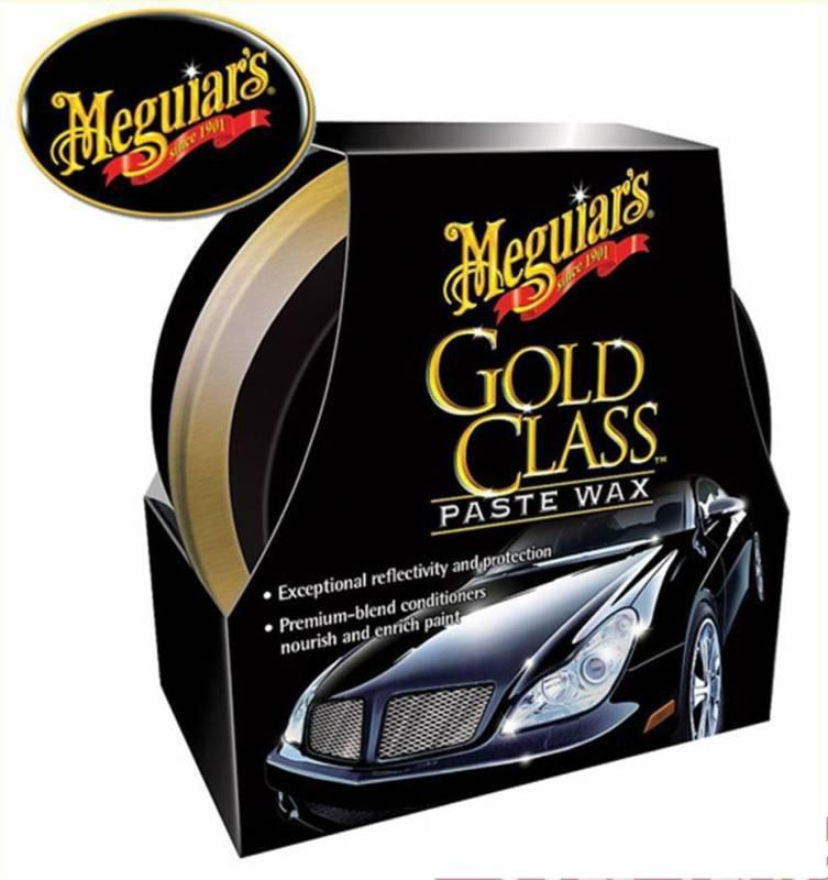 Meguiar's gold glass carnauba plus premium paste car wax clear-coat g7014j