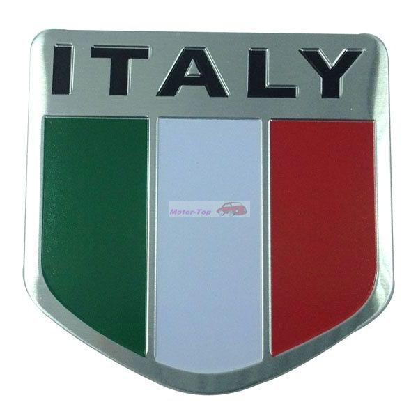Trunk rear emblems badge sticker decal italy land flag for lancia