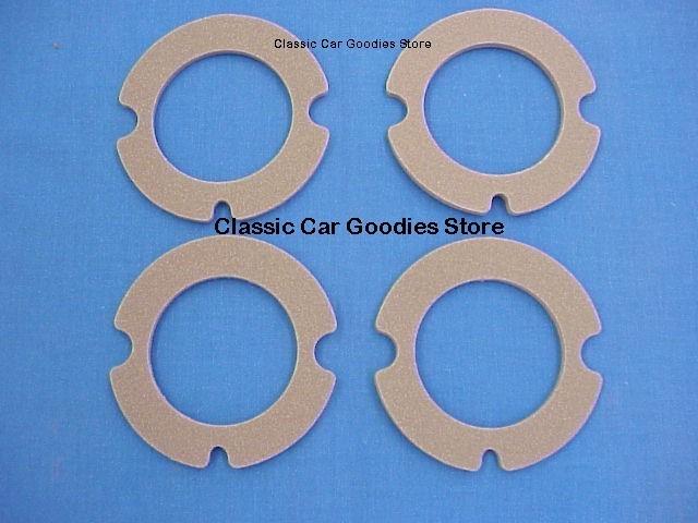 1958 chevy park light lens gaskets (4) new!