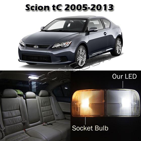 White interior light package map dome trunk license lamp for scion tc 2005-2013