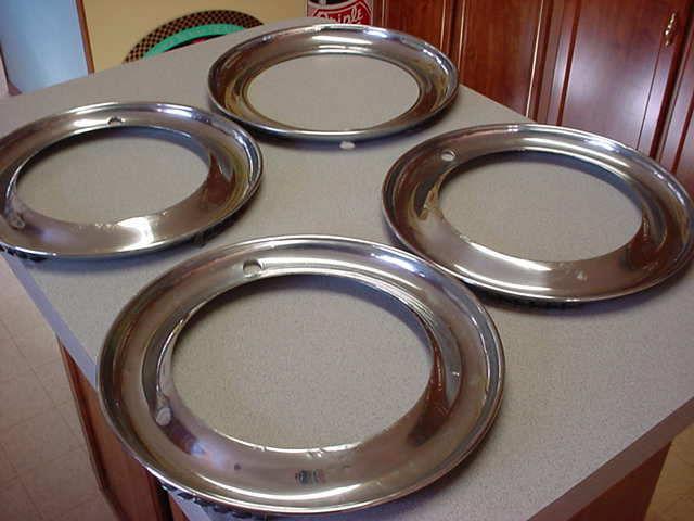 1951 ford trim ring beauty ring 51 ford cruiser rat rod ford wheel ring 3+1