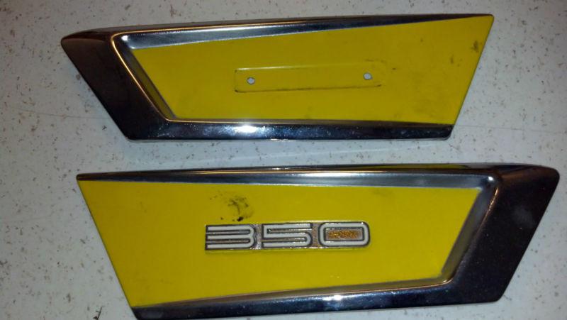 Rd350 r5 oil tank and side cover chrome excellent