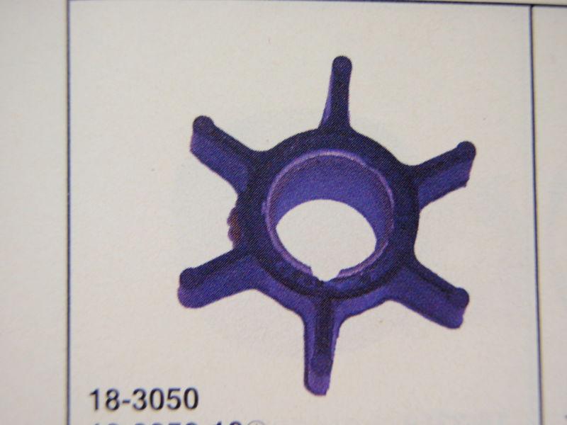 Water pump impeller 18-3050 johnson evinrude omc replaces 386084 outboard parts