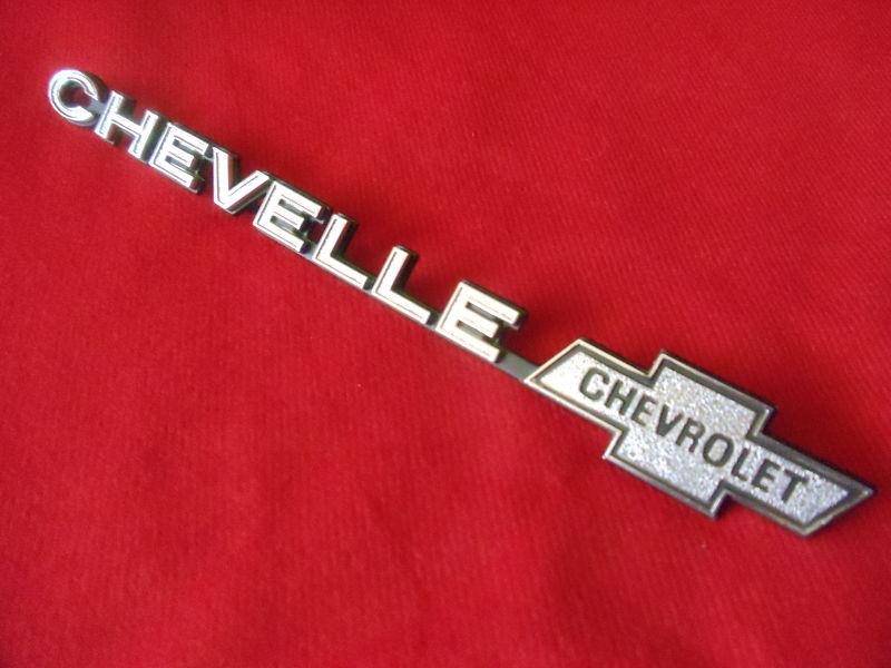  vintage 1973 chevelle chevrolet trim emblem  metal badge  gm part no. 9620101 