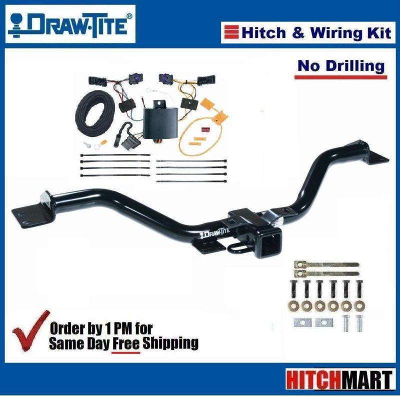 Draw-tite trailer hitch & wiring pkg for 2013-2014 chevy traverse class 3,  2"  