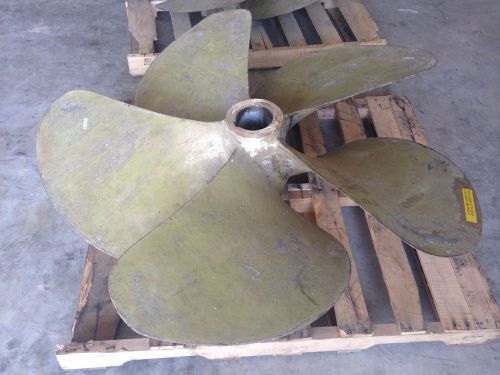 L/r 52x44 5 blade 5 inch bore used michigan cx/500 nibral boat propellers