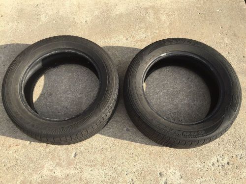 225 60r18 goodyear assurance tires - 2 used tires 70% tread left, pair