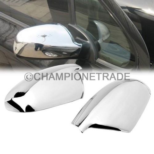 Triple chrome side door mirror cover trim for 04-08 peugeot 307/307cc/sw/407 ct