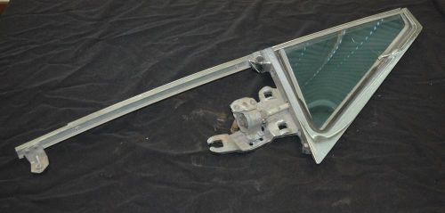 1963 67 vent window assembly right/passenger side nice chrome tinted glass