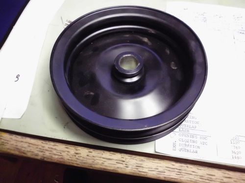 Chevy bbc 454 lt1 power steering pump pulley solid lifters  deep groove dual