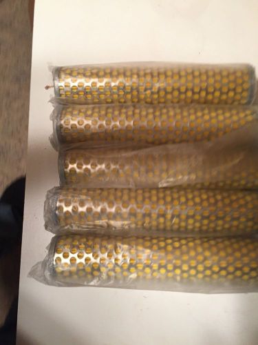 5 new 8 inch round paper fuel filters  .99 cent opening bid