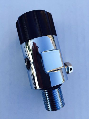 Motorcycle nitrous bottle valve fits most bottles under 1.25# 5/8&#034; thread new