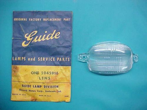 55 56 57 58 olds 1955 1956 1957 1958 oldsmobile license plate lamp light lens