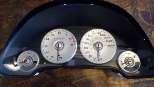 02-04 oem acura rsx type s gauge cluster speedometer odometer km/h 6 speed