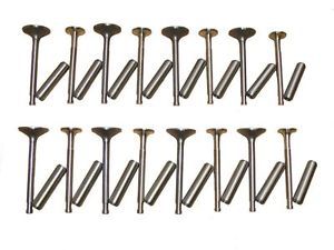 8 intake &amp; 8 exhaust valves , 16 guides 57 58 buick 364 v8 new