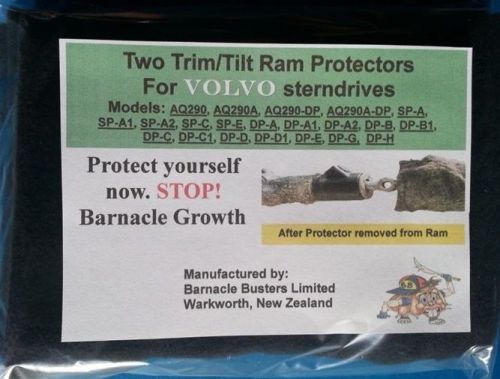 Trim/tilt ram protectors for volvo sterndrives stop barnacle damage to oil seals