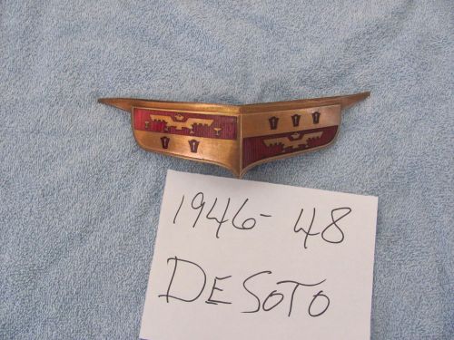 1946, 1947, 1948 desoto hood emblem, crest. n.o.s. ?