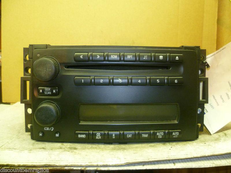 05-07 chevrolet uplander relay radio 6 disc cd player 15282697 *