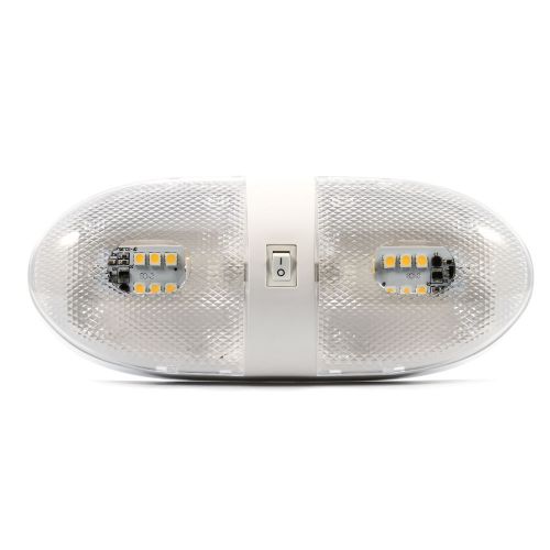 Camco 41321 led double dome light 12vdc 320 lumens