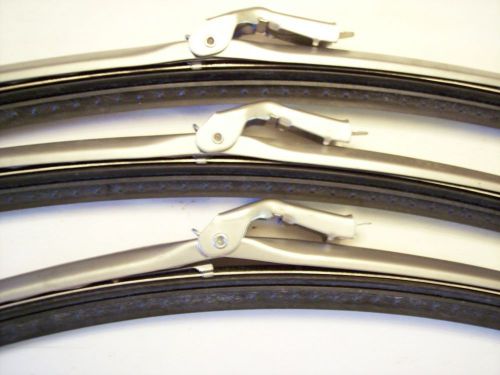 Aeramic  nos wiper blades satin stainless steel 16&#034; made in england