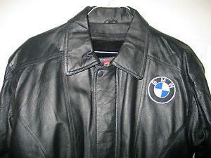 New bmw leather jacket black size medium