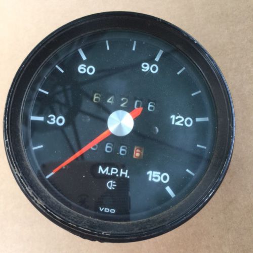 70-74 porsche 914/911 150mph speedometer - part# 914 641 505 020 - dated 4/73