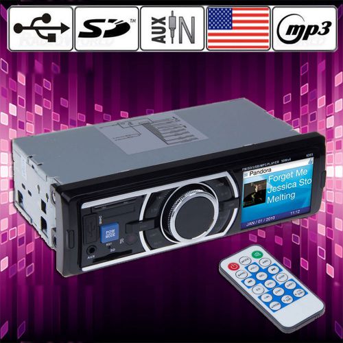 Car audio stereo in dash mp3 player radio &amp; w/ usb sd input wma aux fm receiver