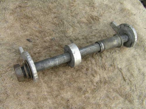 Montesa cota 1979 1980 350 rear wheel axle bolt with ajdjusters &amp; spacer 348 349