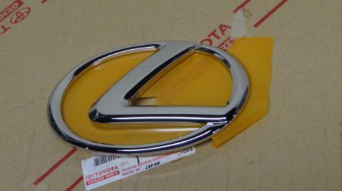 07-11 *new*oem lexus gs350 chrome rear trunk emblem l 07 08 09 10 11