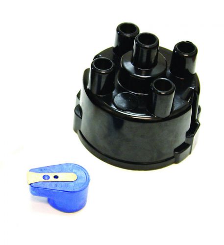 Pertronix 4 cylinder top exit black socket style cap/rotor kit p/n d604600