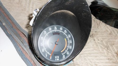 1974 corvette tachometer ready to go last year for the cable!!!