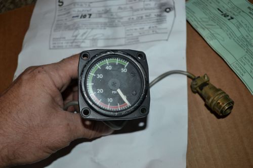 Aviation aircraft glassco  hyd. pressure gauge indicator tso-c47    p/n 50275