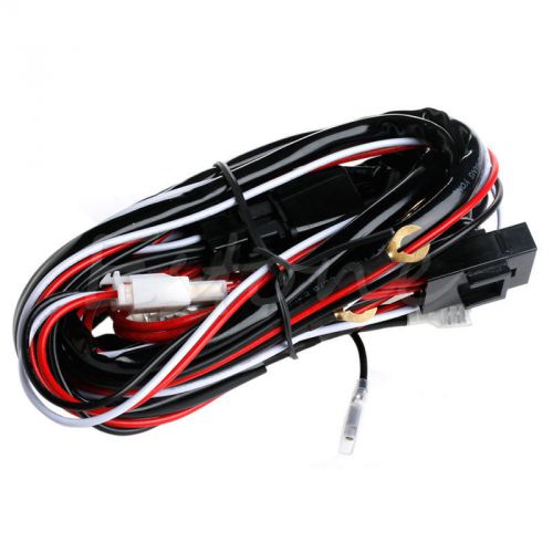 New 40a relay fuse wiring harness kit for any 5-pin fog led light rocker switch