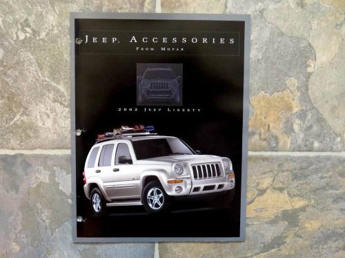 Sell 2002 JEEP LIBERTY ACCESSORIES - Original Sales Brochure Book Catelog in Southey, SK, Canada