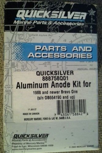 Quicksilver aluminum anode kit 888758q01