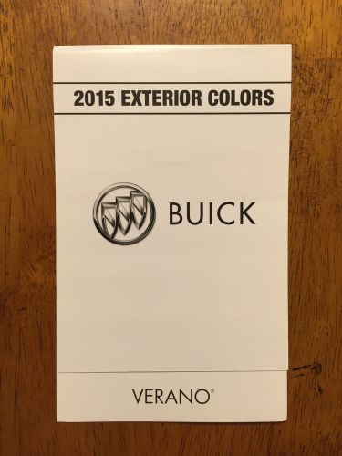 2015 buick verano exterior colors chart brochure