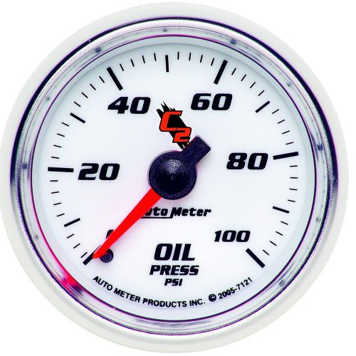 Auto meter 7121 c2; mechanical oil pressure gauge
