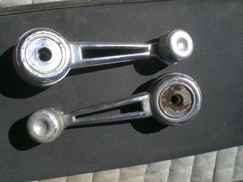 Maverick interior window crank handles with knobs oem left right pair